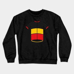 Belgium Cycling Jersey Pattern Crewneck Sweatshirt